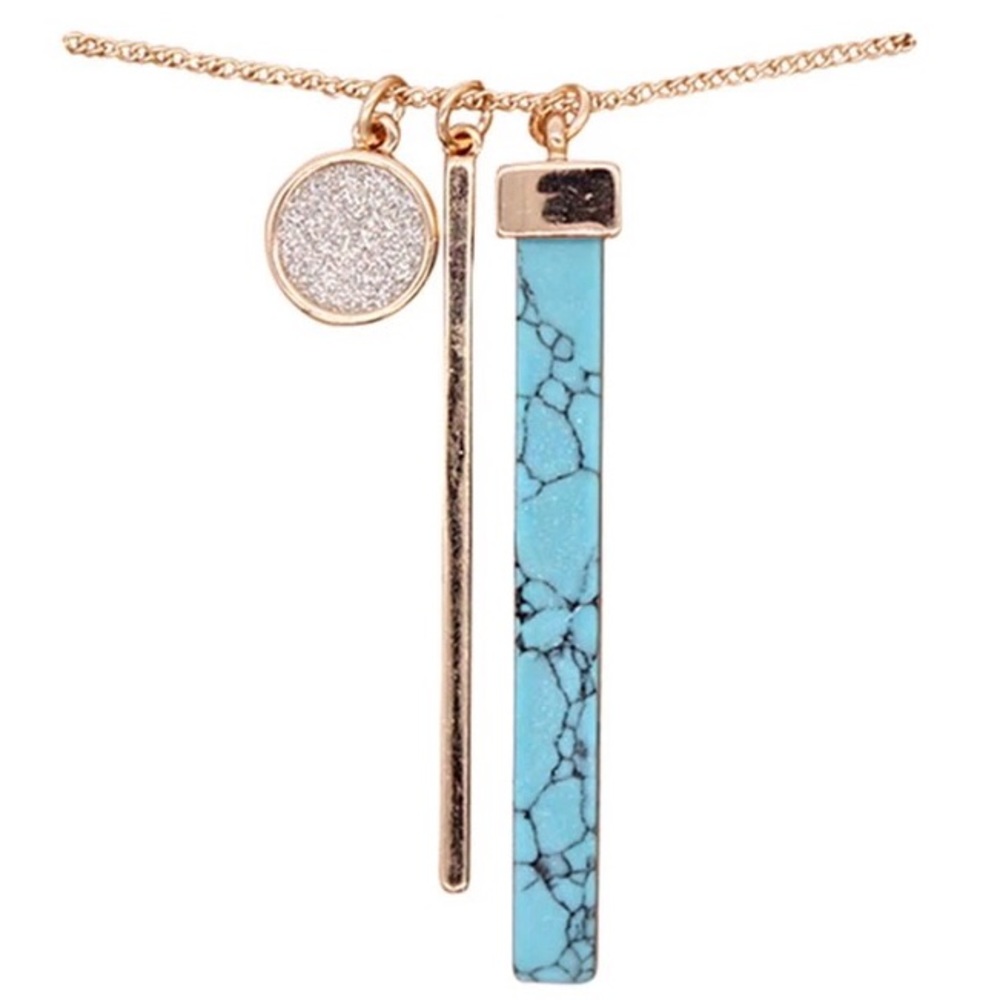 SOLD❗️Bar Pendant Necklace - Picture 1 of 3